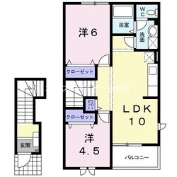 マックスシティⅠの物件間取画像